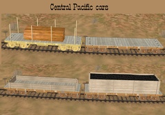 Central Pacific cars